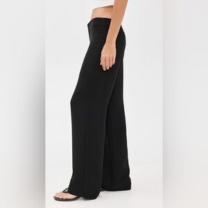 Reformation Black High-Waist Wide-Leg Pants